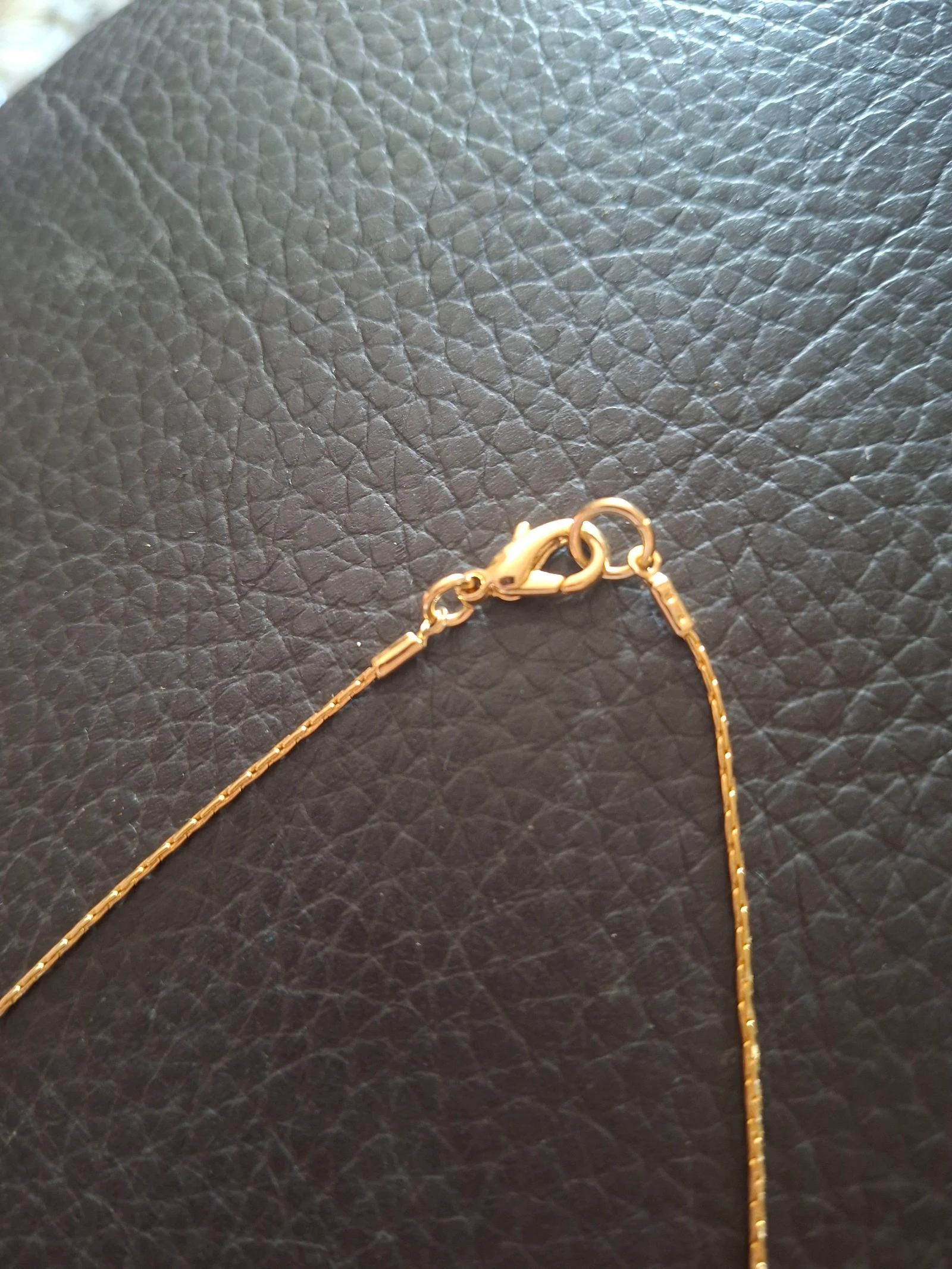 18k gold plated necklace – photo 2
